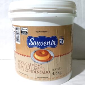 Doce de Leite Souvenir Branco Leite Condensado Balde - 4,8kg