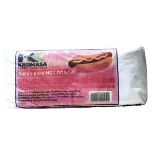 Saco Plástico para Sanduiche Cachorro Quente - 20cmx10cm