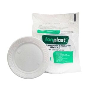 Prato Descartável PVC Raso - 15cm