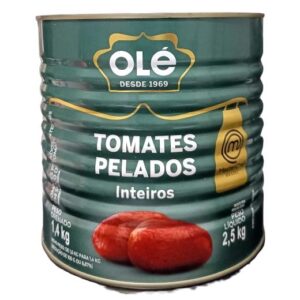 Tomate Sem Pele Pelati Pelado Inteiro Lata Olé - 1,4kg