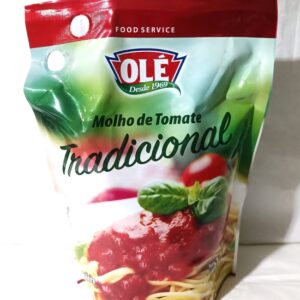 Molho de Tomate Refogado Olé - Sachê - 1,7kg