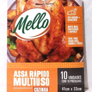 Assadeira Assa Rápido Mello Saco - 41cm x 33cm - 10un