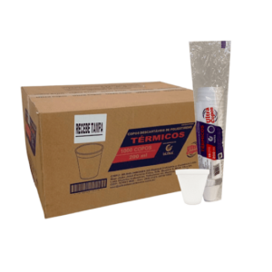 Copo Descartável Térmico de Isopor Ultratherme - 200ml