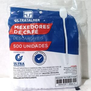 Mexedor para Café Plástico Pequeno Ultra - 500un