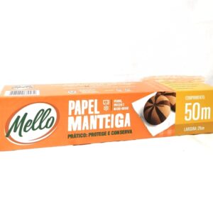 Papel Manteiga Mello Rolo 50m x 29cm