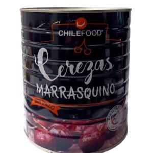 Cereja Marasquino em Conserva Sem Cabo em Pedaços Lata Drenado - 2,2kg
