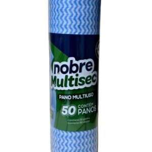 Pano Multiuso Nobre Multisec 25cmx28cm - 50 panos - Rolo