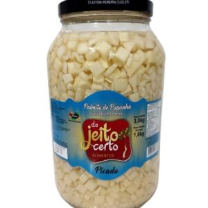Palmito Pupunha Picado Jeito Certo Vidro - 1,8kg