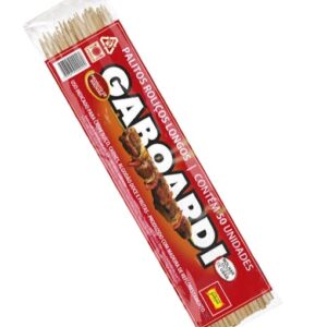 Espeto Palito Roliço com Ponta Longo Gaboardi - 50un
