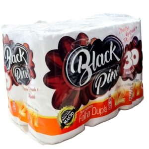 Papel Higiênico Black Pine Folha Dupla - 12x30m