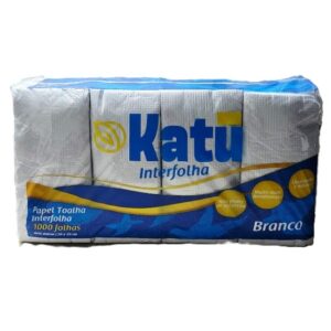 Toalha Interfolha Branco 20cmx20cm Katu - 1000 folhas